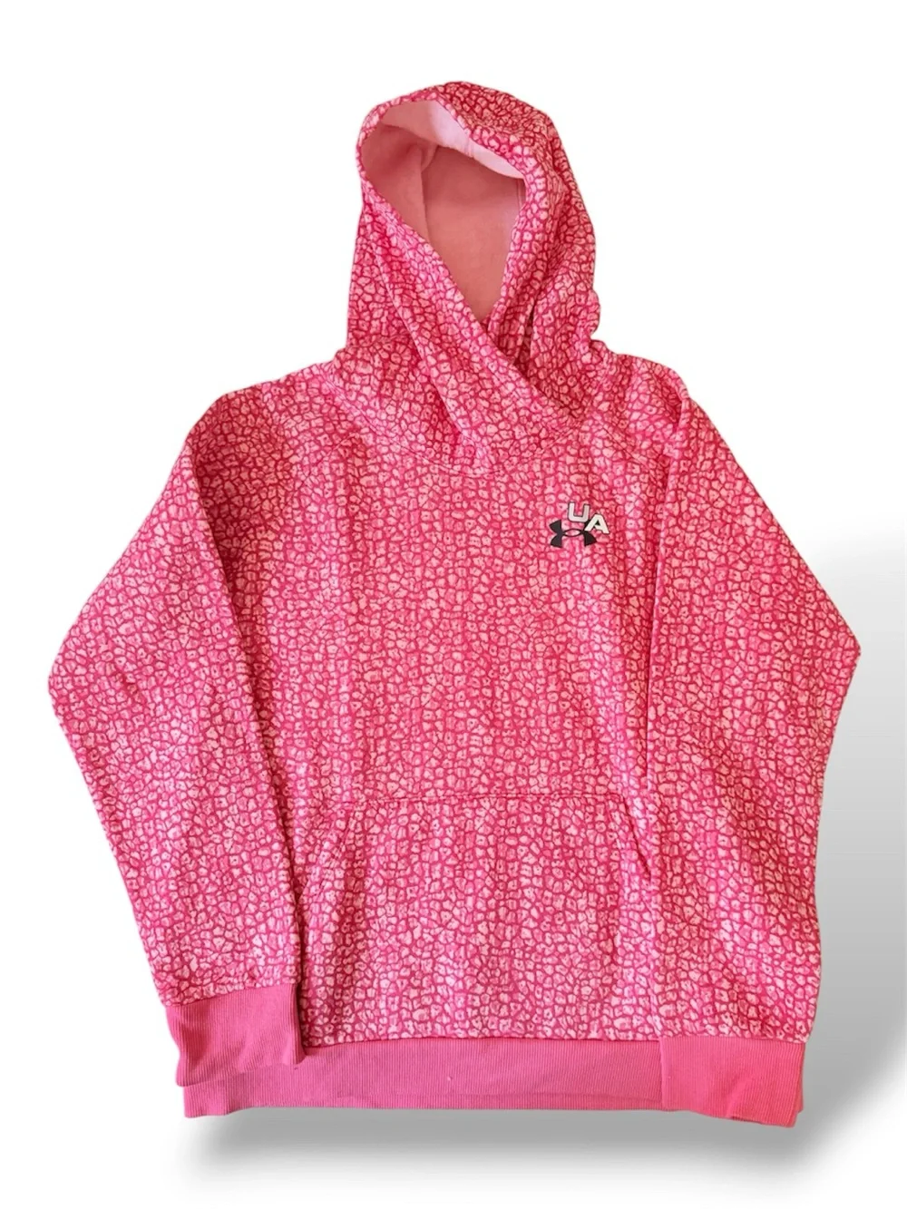Under Armour Pink Patterned Kids Hoodie